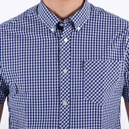 Short Sleeve Gingham Shirt - 5
