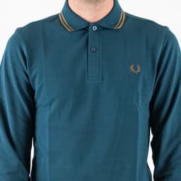 LS Twin Tipped Fred Perry Polo Shirt - 6