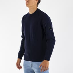 Crew Neck Lambswool Sweat - 2