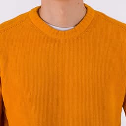 Chenille Cotton Crew Neck Knit - 6