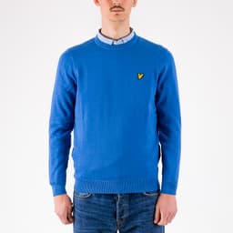 Cotton Crew Neck Jumper - 1