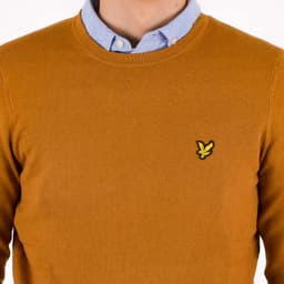 Cotton Merino Crew Neck Jumper - 6