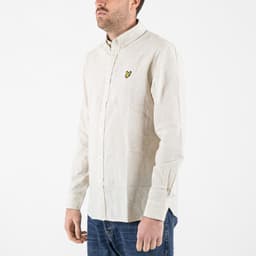 Linen Blend Oxford Shirt - 3