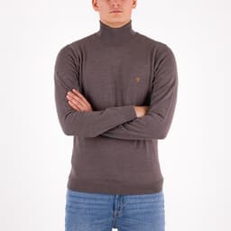 Gosforth Merino Roll Neck Sweater - 3