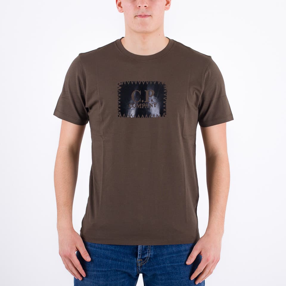 30/1 Jersey Label Print T-Shirt - 1