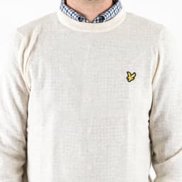 Lambswool Blend Crew Neck Jumper - 6