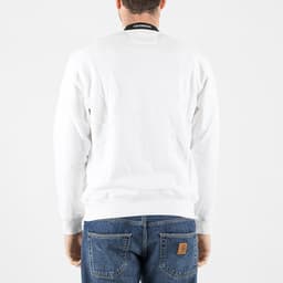 Diagonal Raised Fleece Crewneck Sweatshirt - 5
