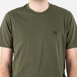 30/1 Jersey Short Sleeve Logo Patch T-Shirt - 5