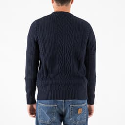 Ribbed Cable Knit Jumper - 5