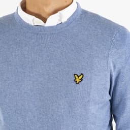 Cotton Merino Crew Neck Jumper - 6