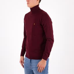 Gosforth Merino Roll Neck Sweater - 2