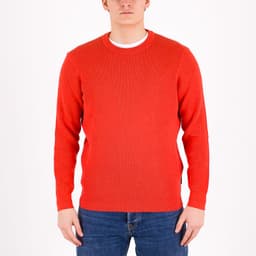 Textured Crew Neck Jumper - 1