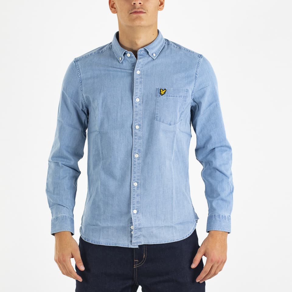 Slim Fit Denim Shirt - 1