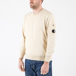 Cotton Sea Island Crewneck Lens Sweater - 3