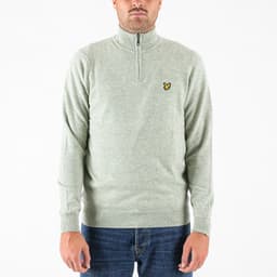 Lambswool Blend Quarter Zip Jumper - 1