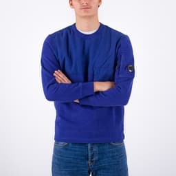 Diagonal Fleece Mixed Utility Sweatshirt - 3