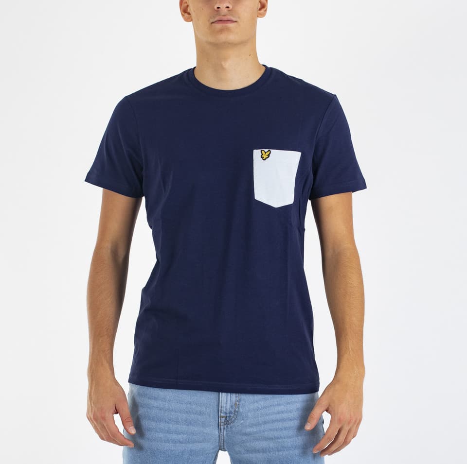 Contrast Pocket T-Shirt - 1