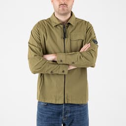 Organic Gabardine Zipped Lens Overshirt - 2