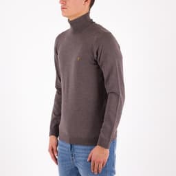 Gosforth Merino Roll Neck Sweater - 2