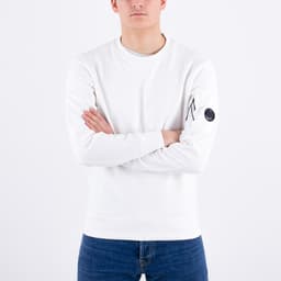 Diagonal Raised Fleece Lens Sweatshirt - 3