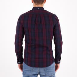 Brewer Tartan Slim Fit Oxford Shirt - 5