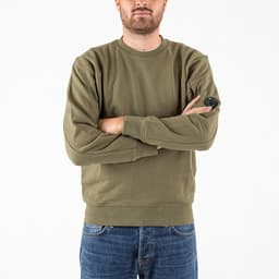 Diagonal Raised Fleece Crewneck Sweatshirt - 2