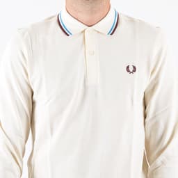 LS Twin Tipped Fred Perry Polo Shirt - 6