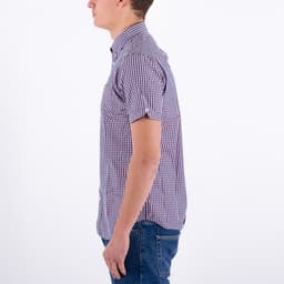 Short Sleeve Gingham Shirt - 3