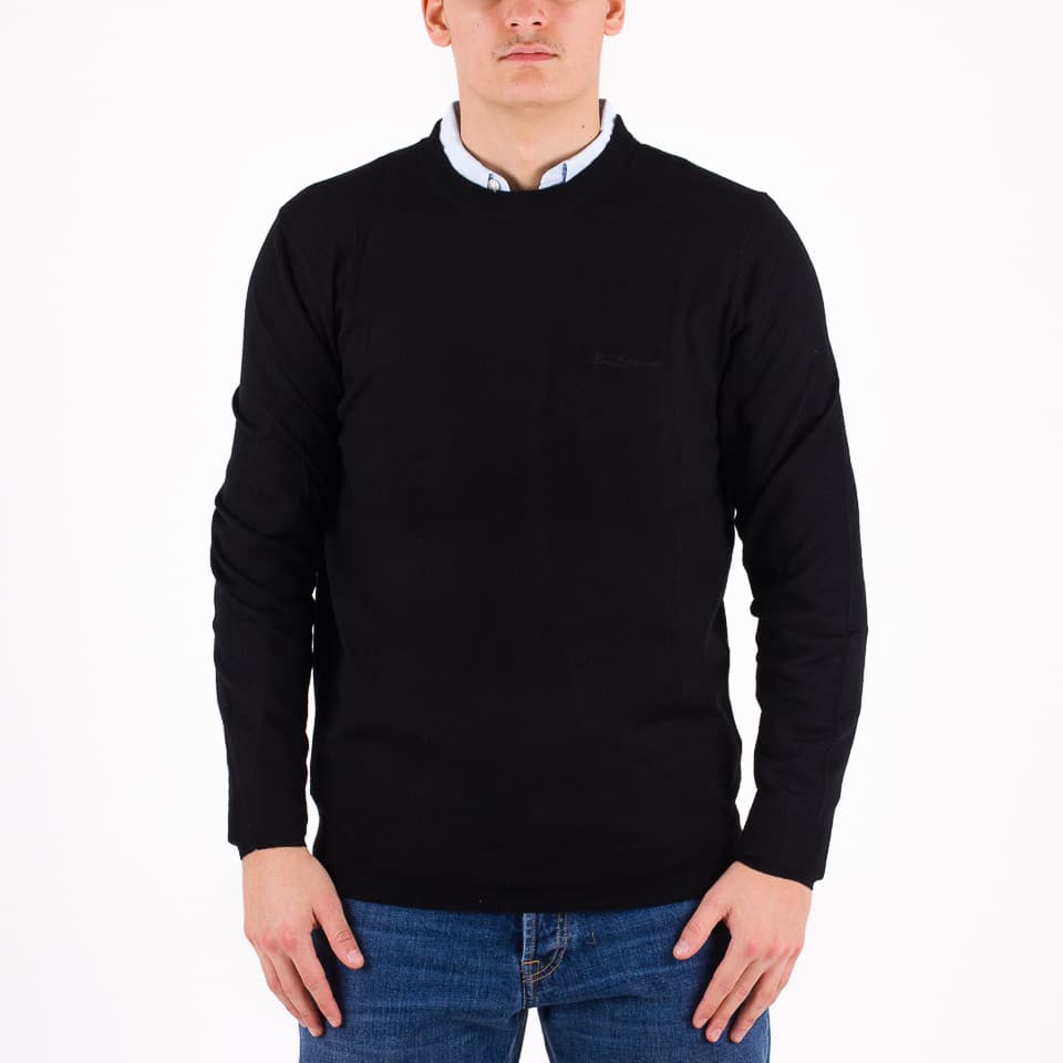 Signature Merino Blend Crew - 1