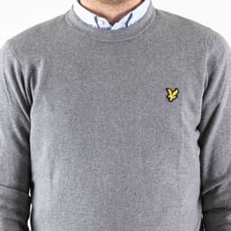 Cotton Merino Crew Neck Jumper - 6