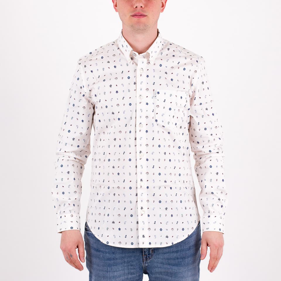 Conversational Print Shirt - 1