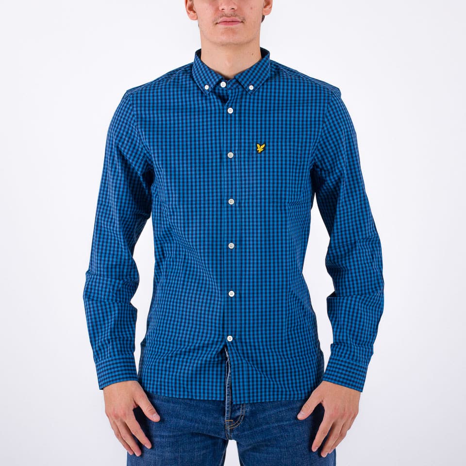 Slim Fit Gingham Shirt - 1