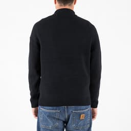 Castillos Knitted Wool Quarter Neck Sweater - 5