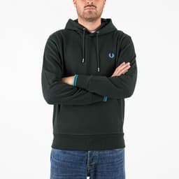 Tipped Hooded Sweatshirt - 2