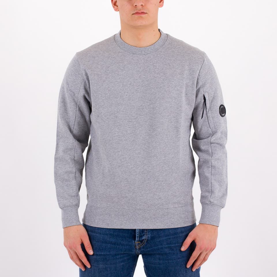 Diagonal Fleece Lens Sweatshirt - 1