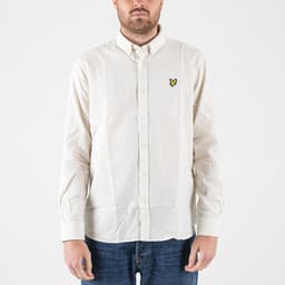 Linen Blend Oxford Shirt - 1