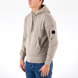 Brushed & Emerized Diagonal Fleece Hoodie - 3