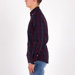 Brewer Tartan Slim Fit Oxford Shirt - 4