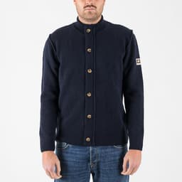 Lambswool Buttoned Cardigan - 1