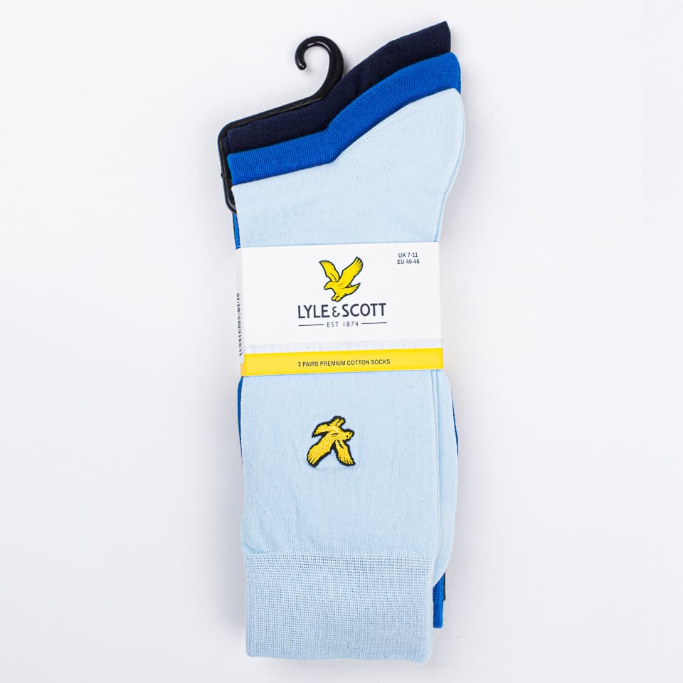 Angus 3 Pack Multi Socks - 1