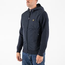 Half Raglan Sleeve Panneled Hoodie - 3