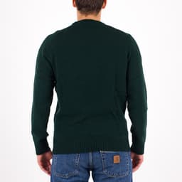 Flag Knitted Embroidered Crew Neck Jumper - 5