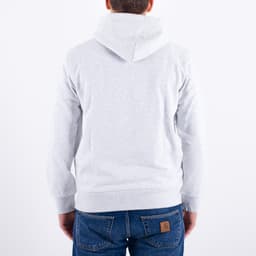 Hooded Script Embroidery Sweatshirt - 5