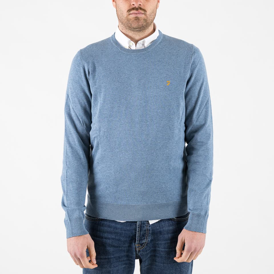 Mullen Cotton Jumper - Farah - Maglie