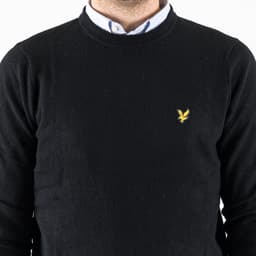 Lambswool Blend Crew Neck Jumper - 6