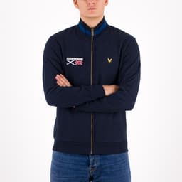 Flag Crew Neck Tipped Sweatshirt - 4