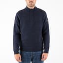 Castillos Knitted Wool Quarter Neck Sweater