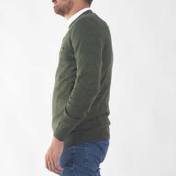 Cotton Merino Crew Neck Jumper - 4