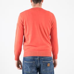 Cotton Crepe Crewneck Lens Knit - 5