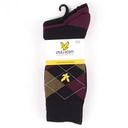 Hewie 3 Pack Design and Plain Socks - 1